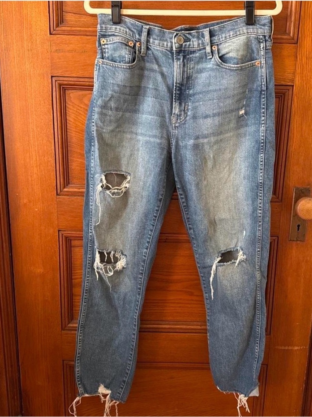Distressed Blue Women’s Jeans - GAP
